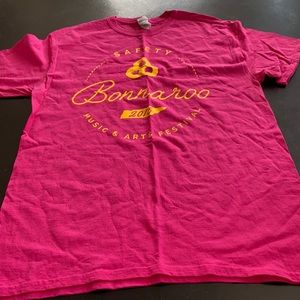 Pink Bonnaroo Security Shirt Unisex Medium (2015)